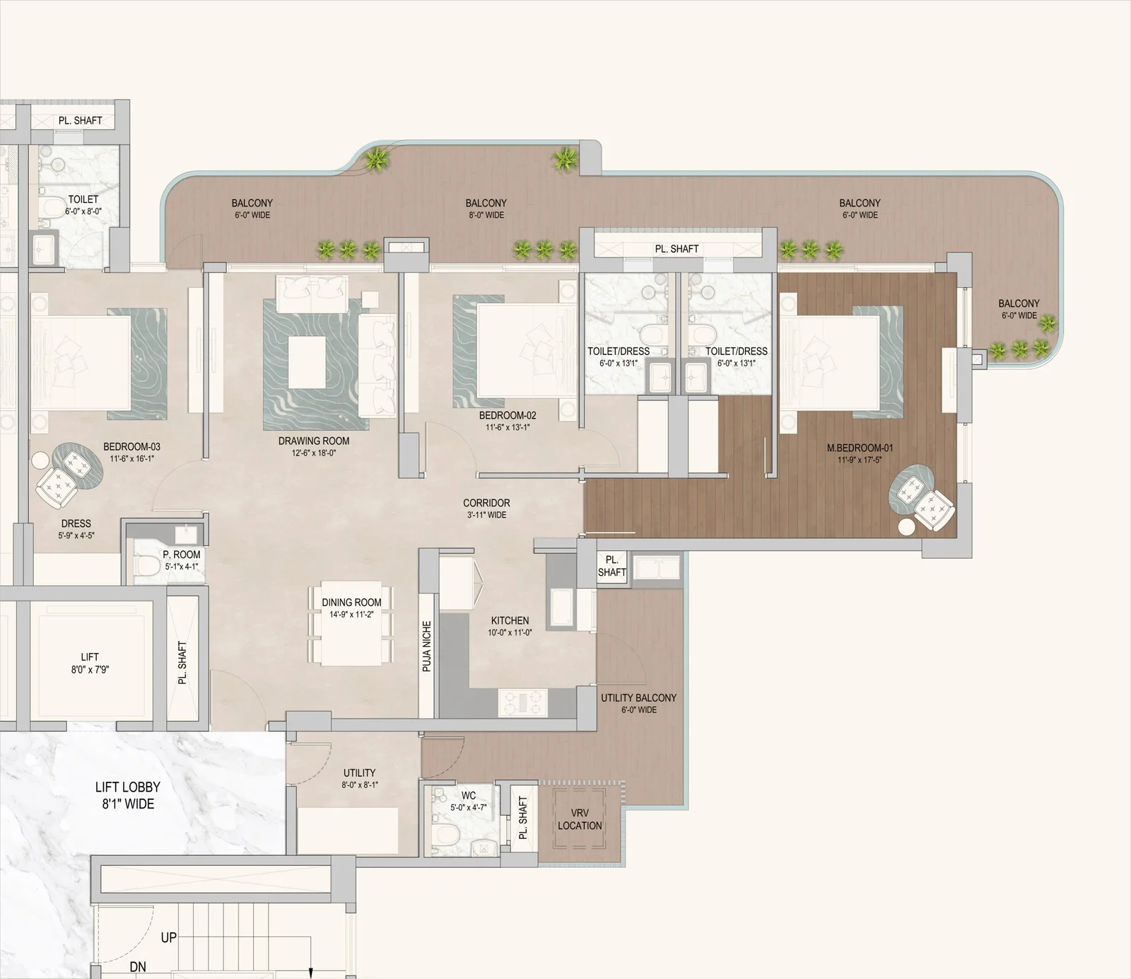 Noble Aurellia 3+1 BHK Mohali