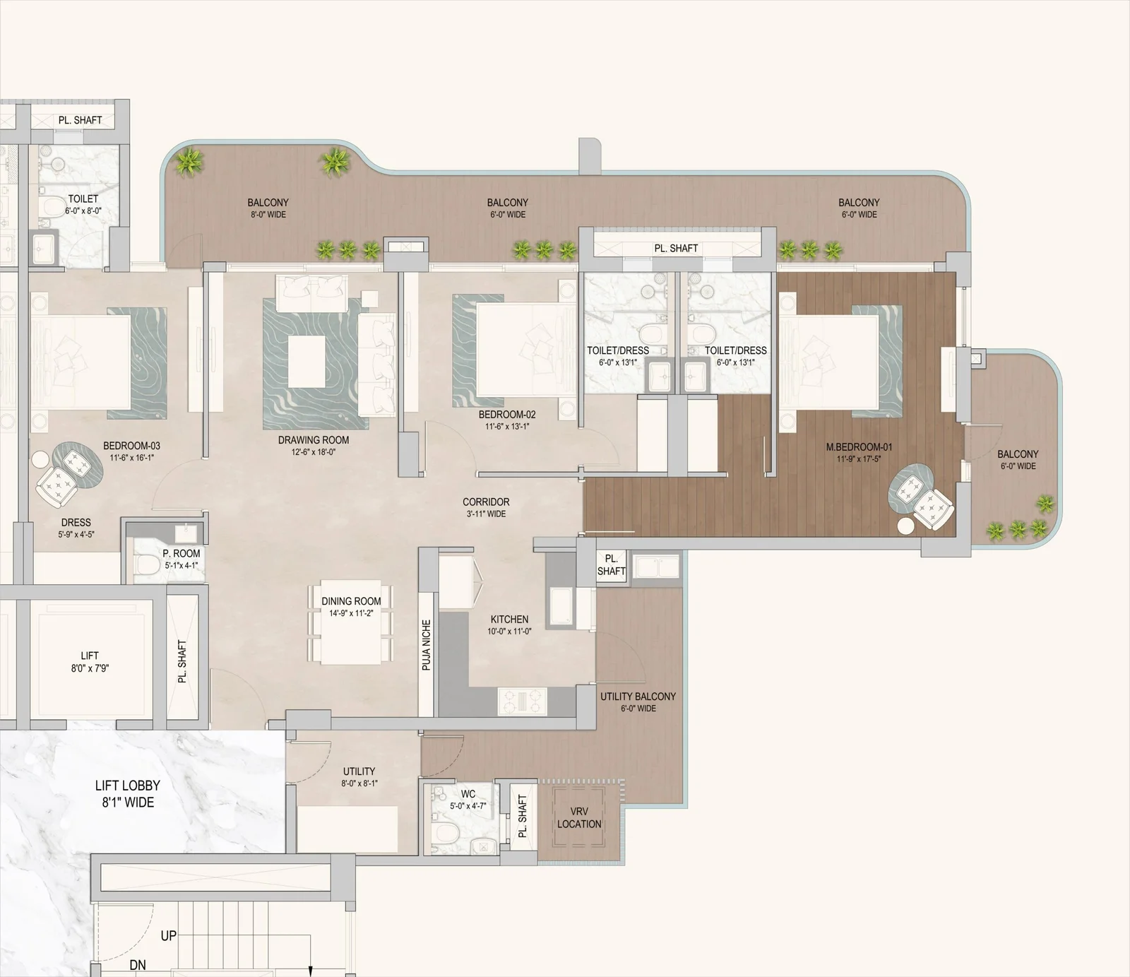 Noble Aurellia 3+1 BHK Mohali